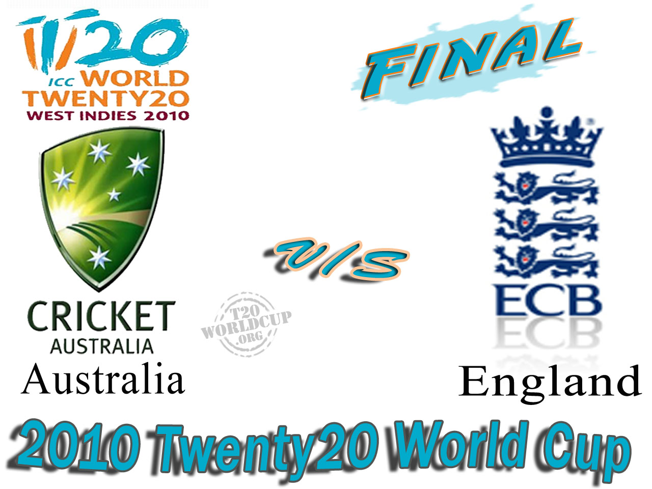 t20 world cup final 2010 Australia vs England
